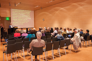 CART Captioning at the Bellevue Arts Museum. 