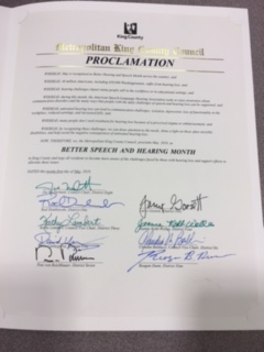 King County Proclamation 2018