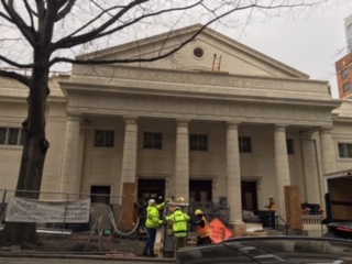 Town Hall 1 outside renovation